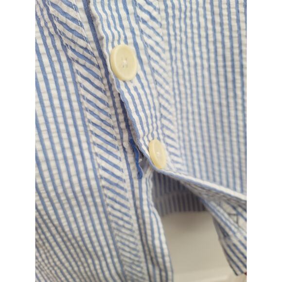 Tommy Hilfiger Button Down Cotton Striped Skirt Size 14 - Picture 3 of 6